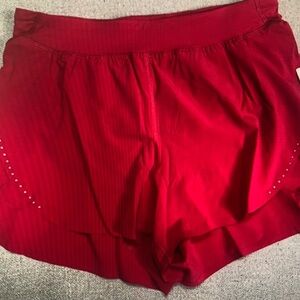 Women's Red Sleep Shorts